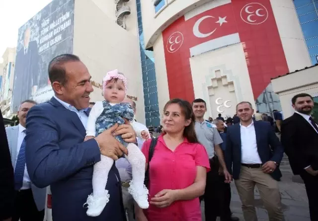Bahçeli Hemşehrileriyle Bayramlaştı
