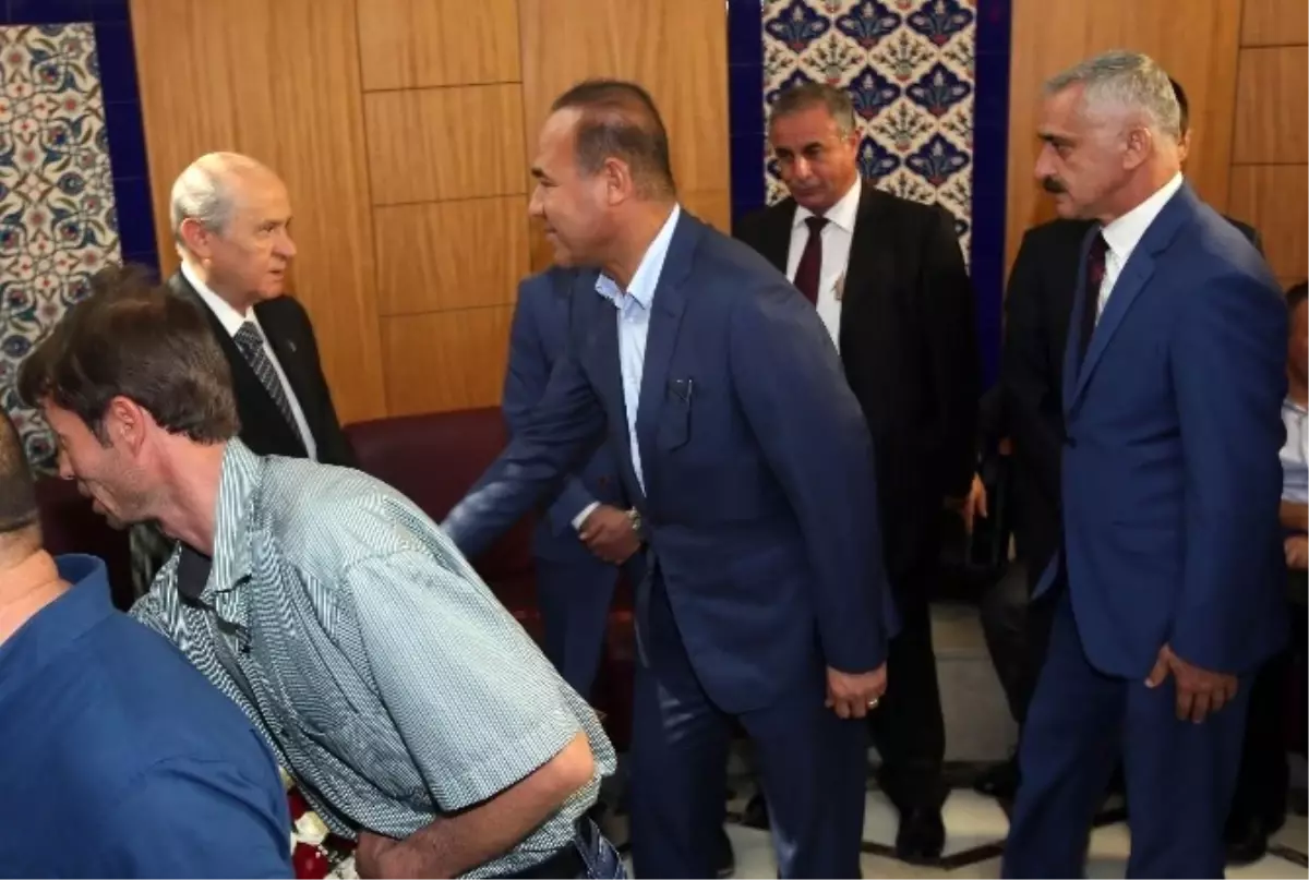 Bahçeli Hemşehrileriyle Bayramlaştı