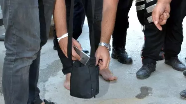 Çantasını Çalan Çıplak Ayaklı Hırsızı Yalın Ayak Kovaladı