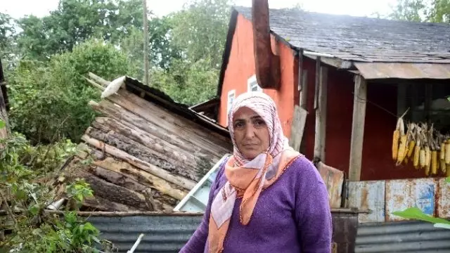 Giresun�un Eynesil İlçesinde Dere Kenarlarındaki Ev ve İş Yerleri Sele