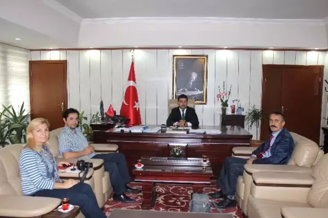 Basın Mensuplarından Kaymakam Vekiline Ziyaret Basın Mensuplarından Kaymakam Vekiline Ziyaret