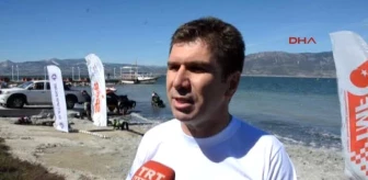 Burdur Gölü'nde Türkiye Sujeti ve Flyboard Şampiyonası Yapıldı