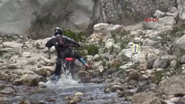 Kemer - Red Bull Set To Sky Enduro Motosiklet Yarışı'nı Lars Enöckl Kazandı