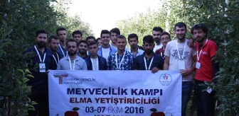 Karaman'da Düzenlenen Elma Yetiştiriciliği Kampı Sona Erdi