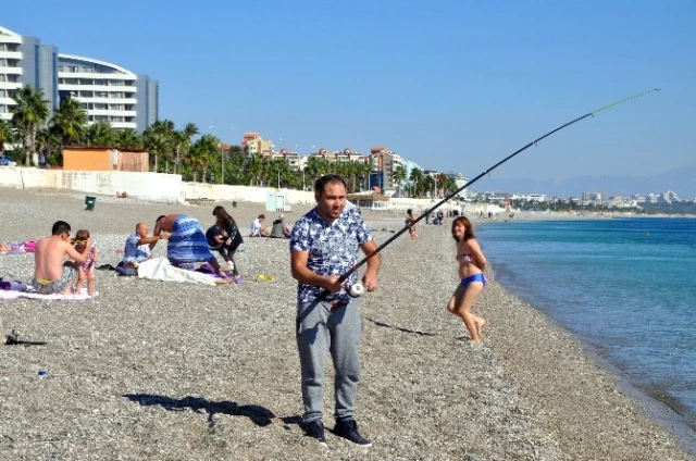 Antalya'da Kışa İnat Görüntüler Güncel