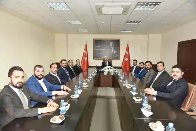 Çakacak, Bem-Bir-Sen Genel Başkan Yardımcısı Sevinç'i ve Beraberindeki Heyetini Kabul Etti
