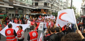 Türk Kızılayı'ndan 'Merhamet Yürüyüşü'
