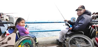 Engelli Çocukların Oltayla Balık Tutma Heyecanı
