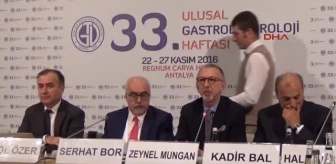 Antalya Profesör Bor Türkiye'de Her 10 Kişiden 7'sinde Sindirim Sistemi Hastalığı Var