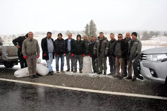 Mersin'de Mevsimin İlk Karı Yağdı
