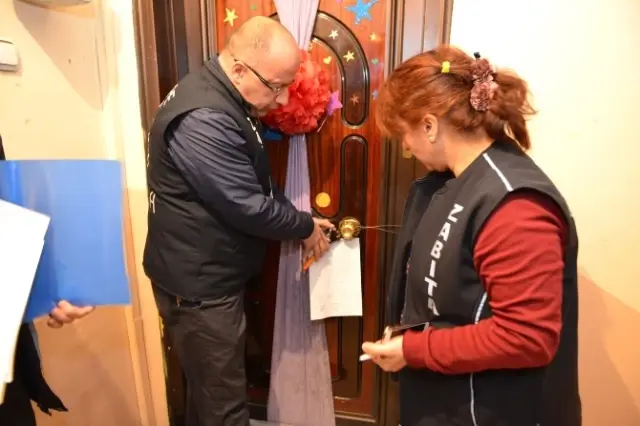 Erzurum'da Kaçak Kreş Kapatıldı Erzurum'da Kaçak Kreş Kapatıldı