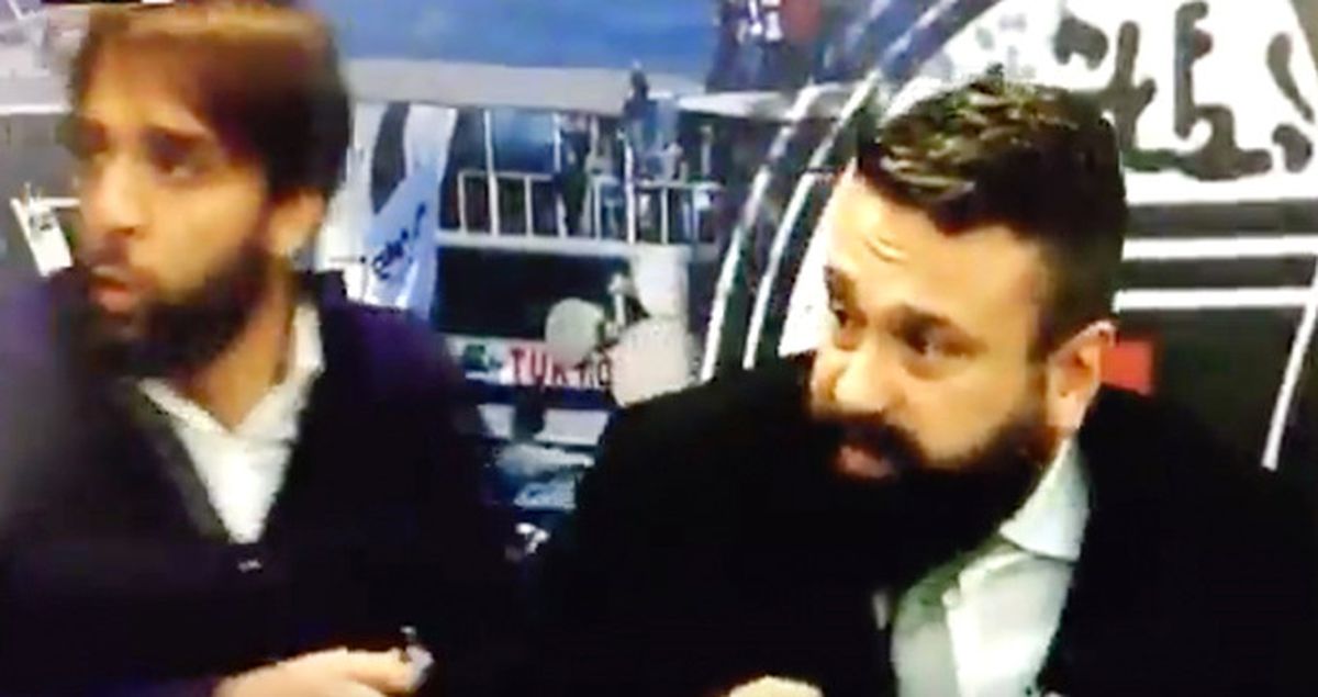 Beşiktaş'taki Patlama, Beşiktaş TV Yayınına Yansıdı