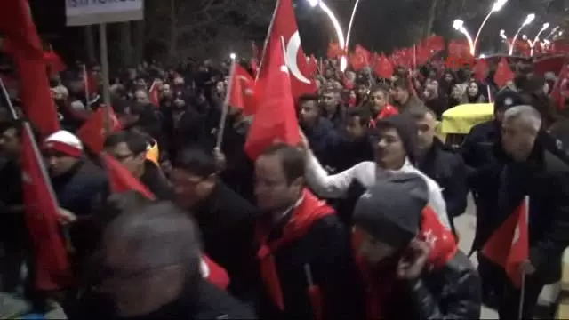 Tokat'ta Teröre Tepki Yürüyüşü