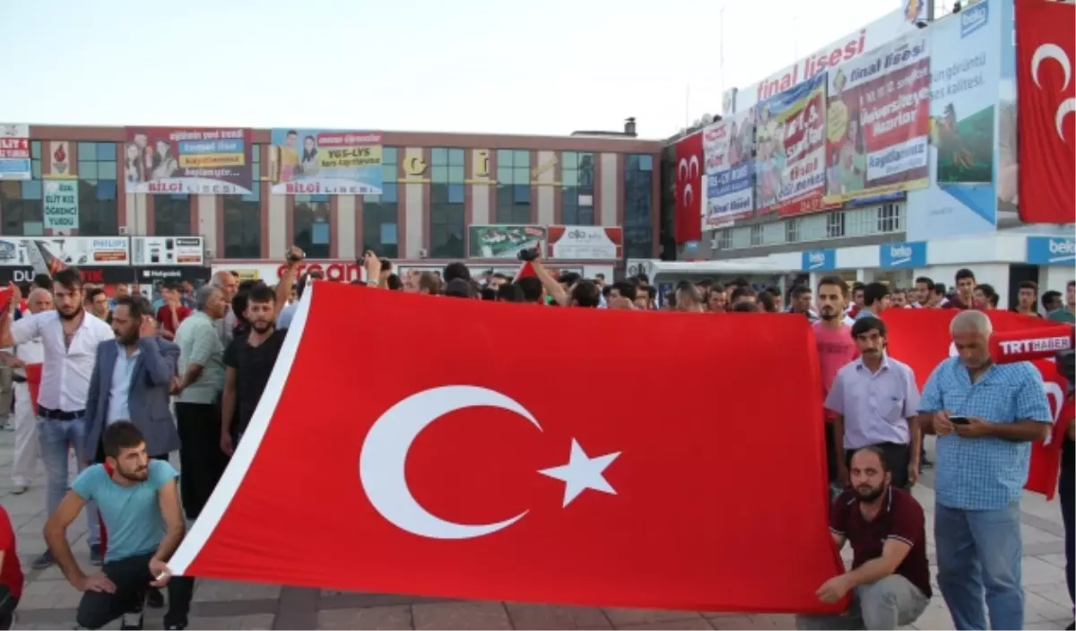 Erzincan'da Teröre Tepki Yürüyüşü
