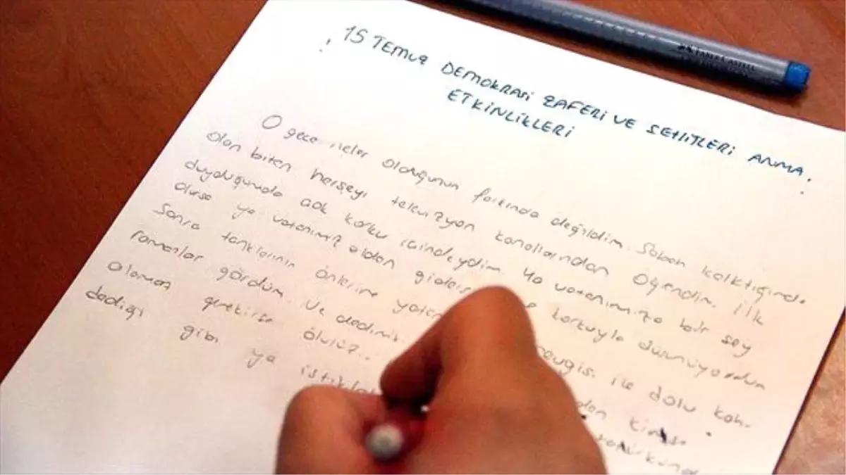 Öğrencilerin '15 Temmuz' Çalışmaları Kitaplaştırıldı