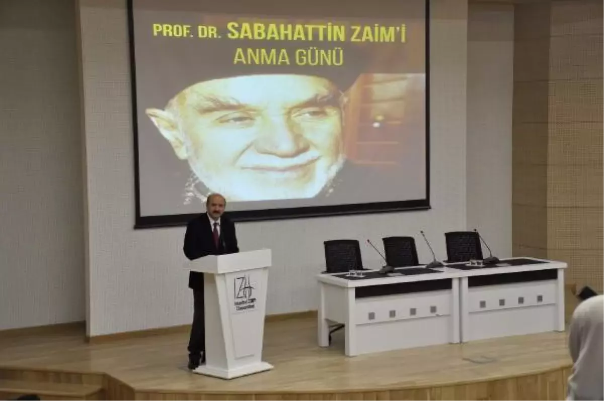 Prof. Dr. Sabahattin Zaim Vefatının 9'uncu Yılında Anıldı