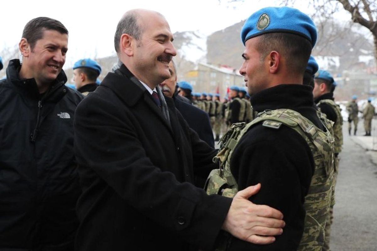 Fatihler Taburunu Ziyaret Eden Bakan Soylu: Türkiye Topyekün Sahaya İndi