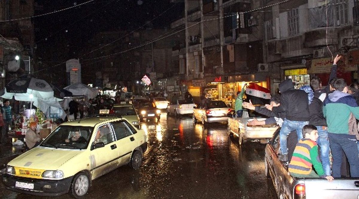 Halep'te Rejim Yanlıları Katliamı Kutladı