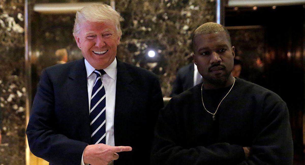 New York'ta Sürpriz Zirve! Trump ve Kanye West Bir Araya Geldi