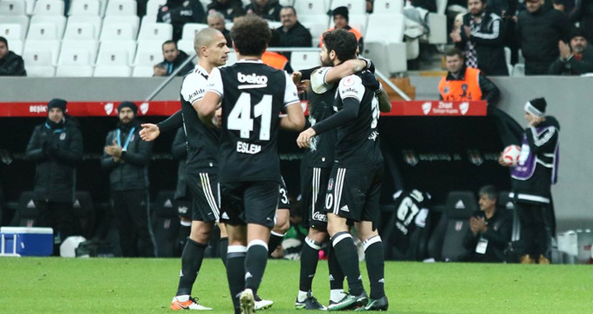 Türkiye Kupası'nda Beşiktaş, Kayserispor'u 2-1 Yendi