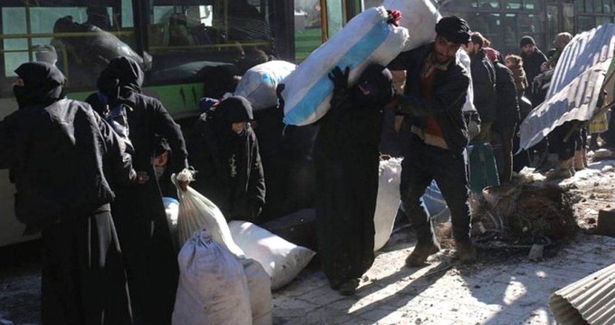 Halep'ten Çıkarılan Siviller Kırsala Ulaştı