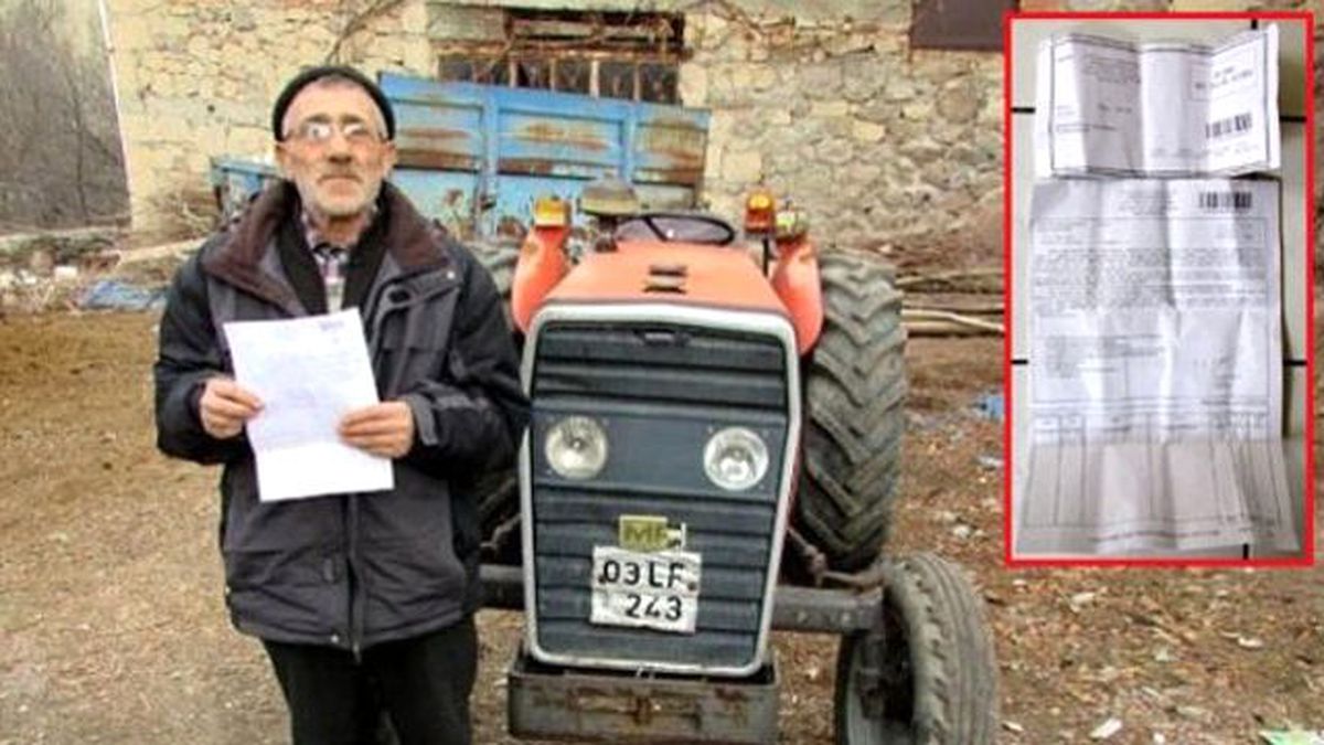 Sandıklı'dan Çıkmayan Traktöre FSM'den Kaçak Geçiş Cezası Geldi