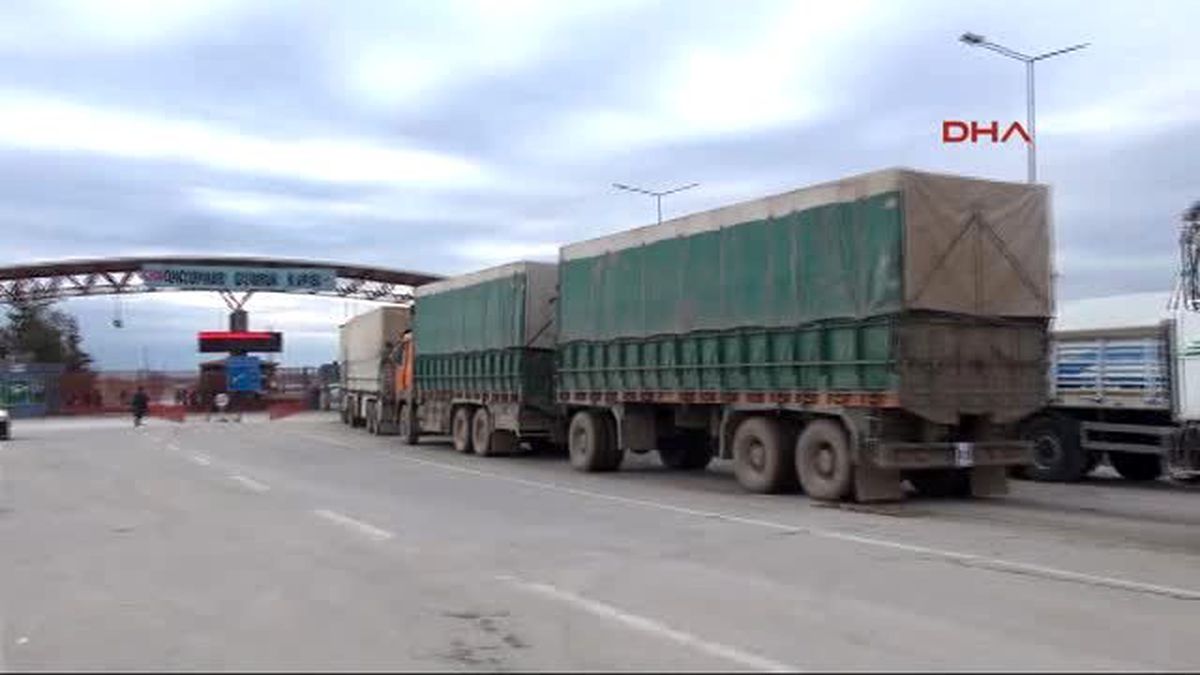 BM'nin Gönderdiği Yardımlar, Kilis'ten Suriye'ye Geçti!