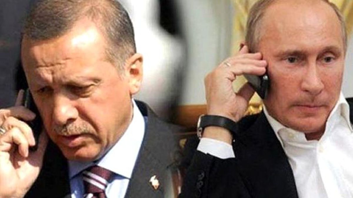 Erdoğan ve Putin Telefonda Görüştü