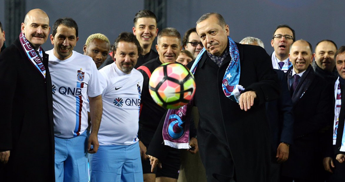Cumhurbaşkanı Erdoğan, Şenol Güneş Stadyumu'nun İlk Golünü Attı