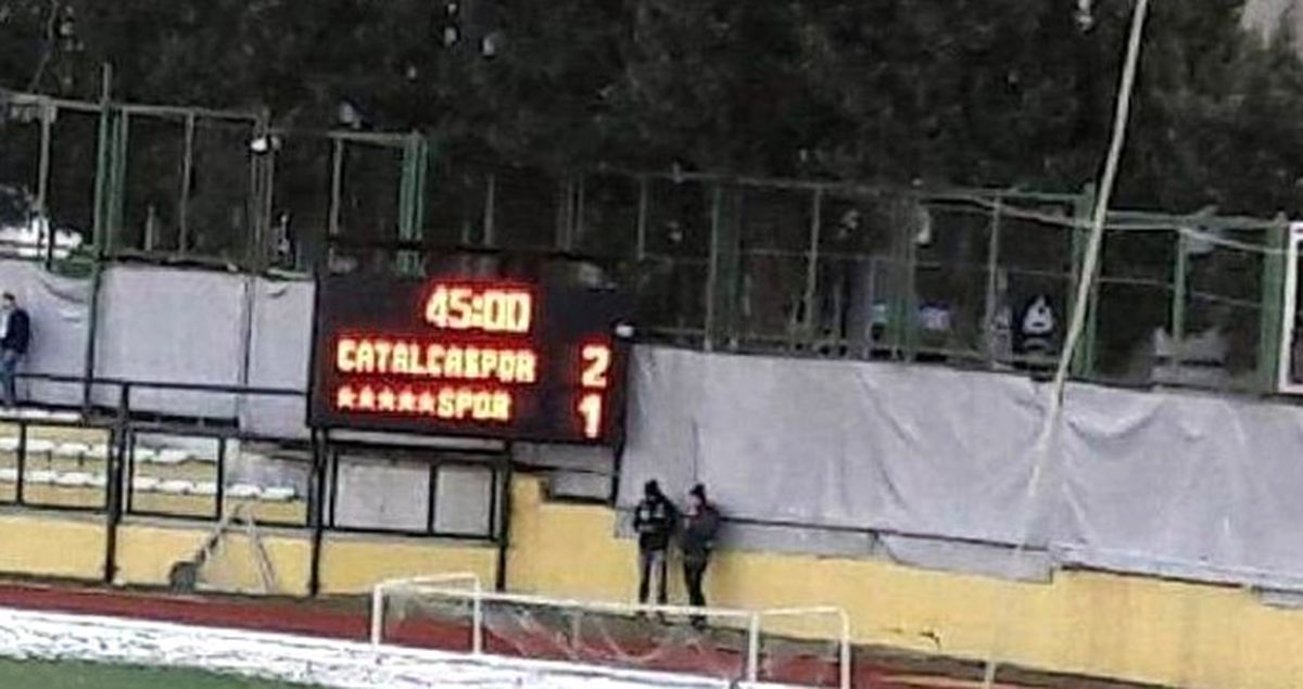 Çatalcaspor-Dersimspor Maçında Dersimspor'un İsmi Sansürlendi