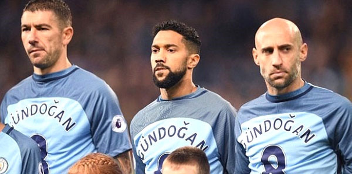 Manchester City'nin Sakatlanan İlkay İçin Yaptığı Forma Jesti, Dalga Konusu Oldu