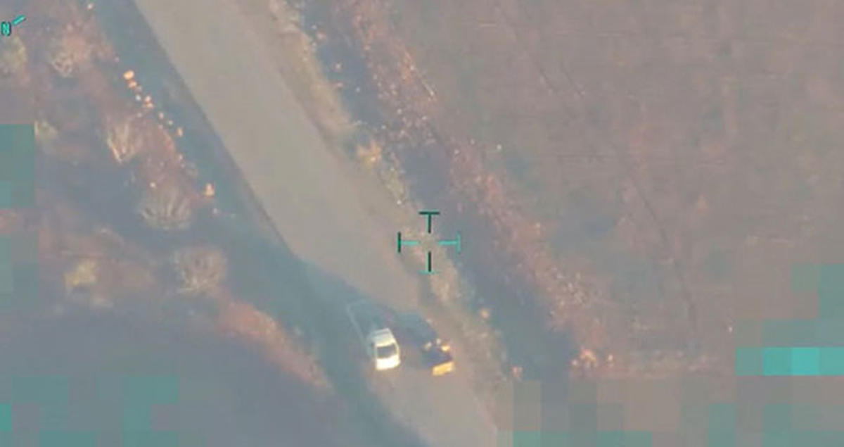 TSK Paylaştı: Hava Harekatıyla DEAŞ'a Ait Bombalı Aracın İmha Edilme Anı