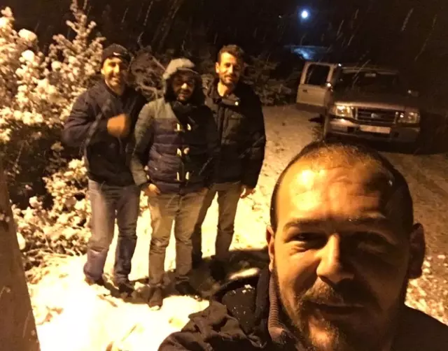Alanya'da Kar Yolları Kapattı, Karayolları Tuzlama Çalışması Yaptı Alanya'da Kar Yolları Kapattı, Karayolları Tuzlama Çalışması Yaptı