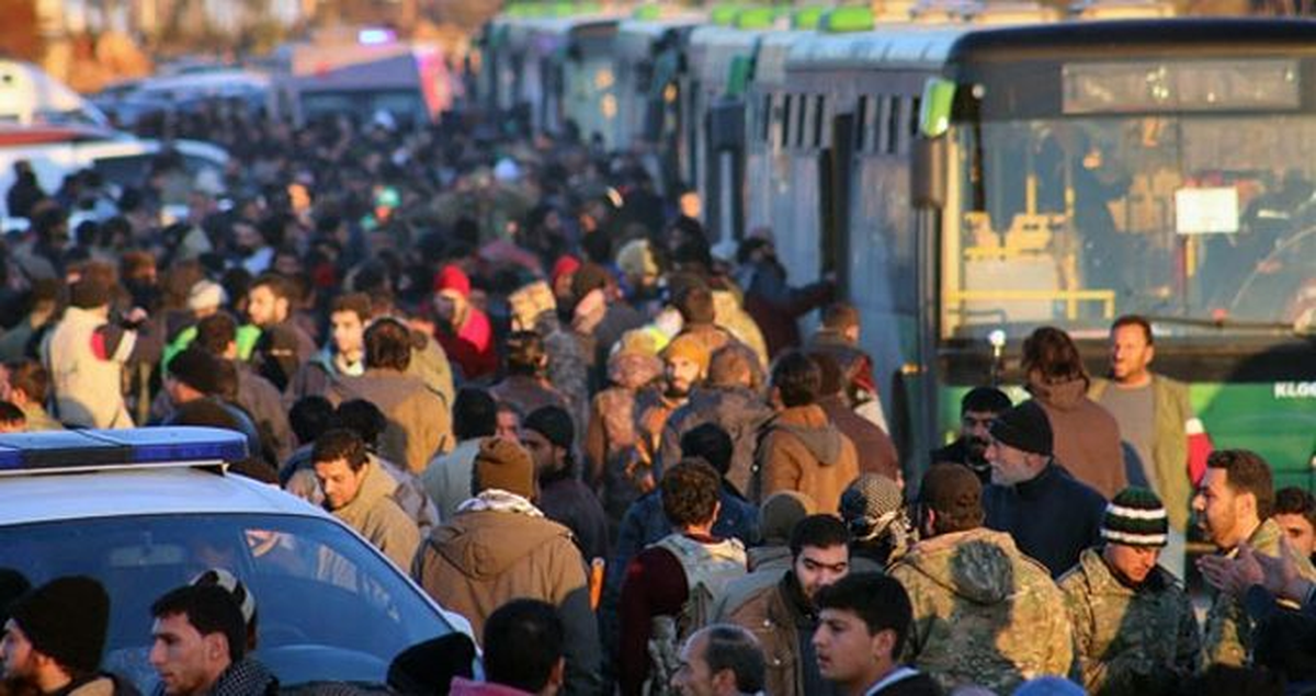 Halep'te Siviller ve Muhaliflerin Tahliyeleri Tamamlandı