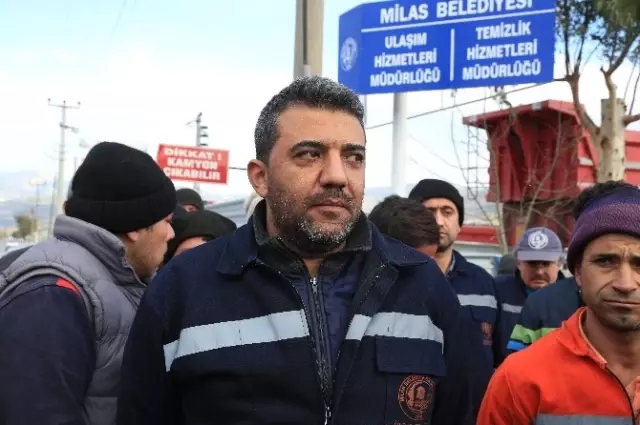 Milas'ta İşçiler Grevde Milas'ta İşçiler Grevde