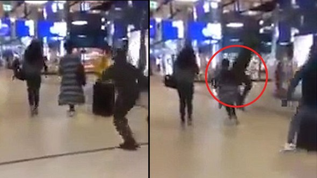 Hollanda'da Kadına Uçan Tekmeli Saldırı