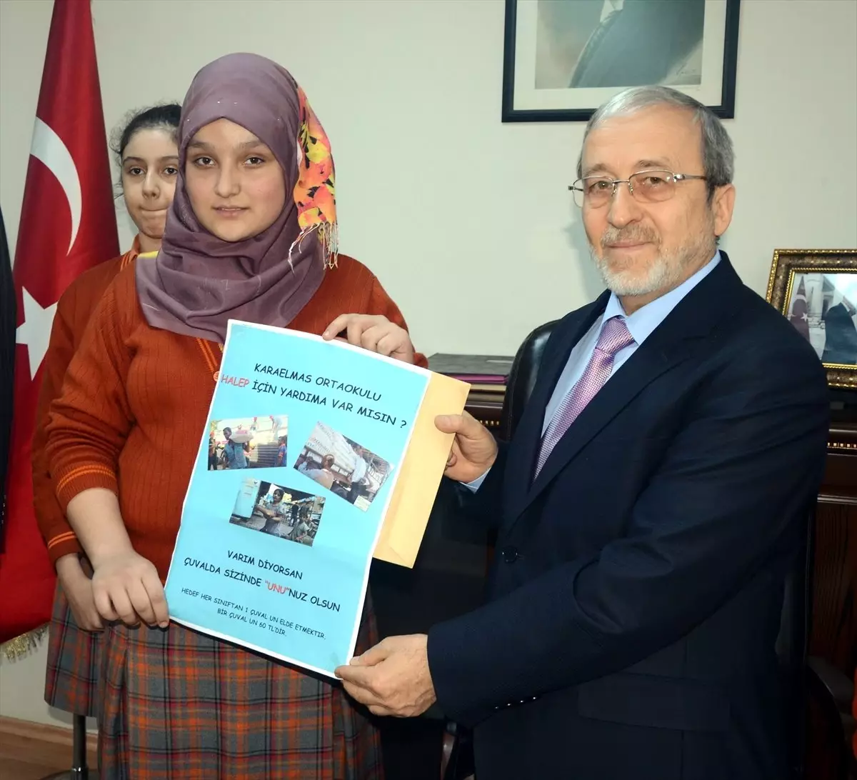 Zonguldak'ta Ortaokul Öğrencilerinden Halep'e Yardım