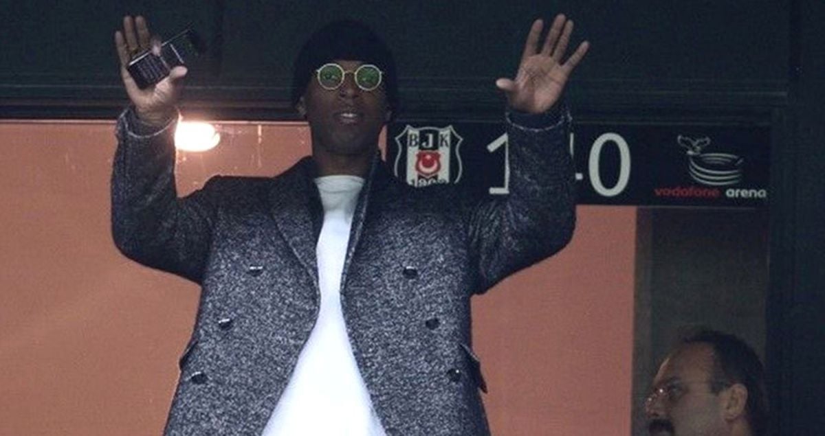 Ryan Babel, Beşiktaş-Gaziantepspor Maçını Vodafone Arena'da İzledi