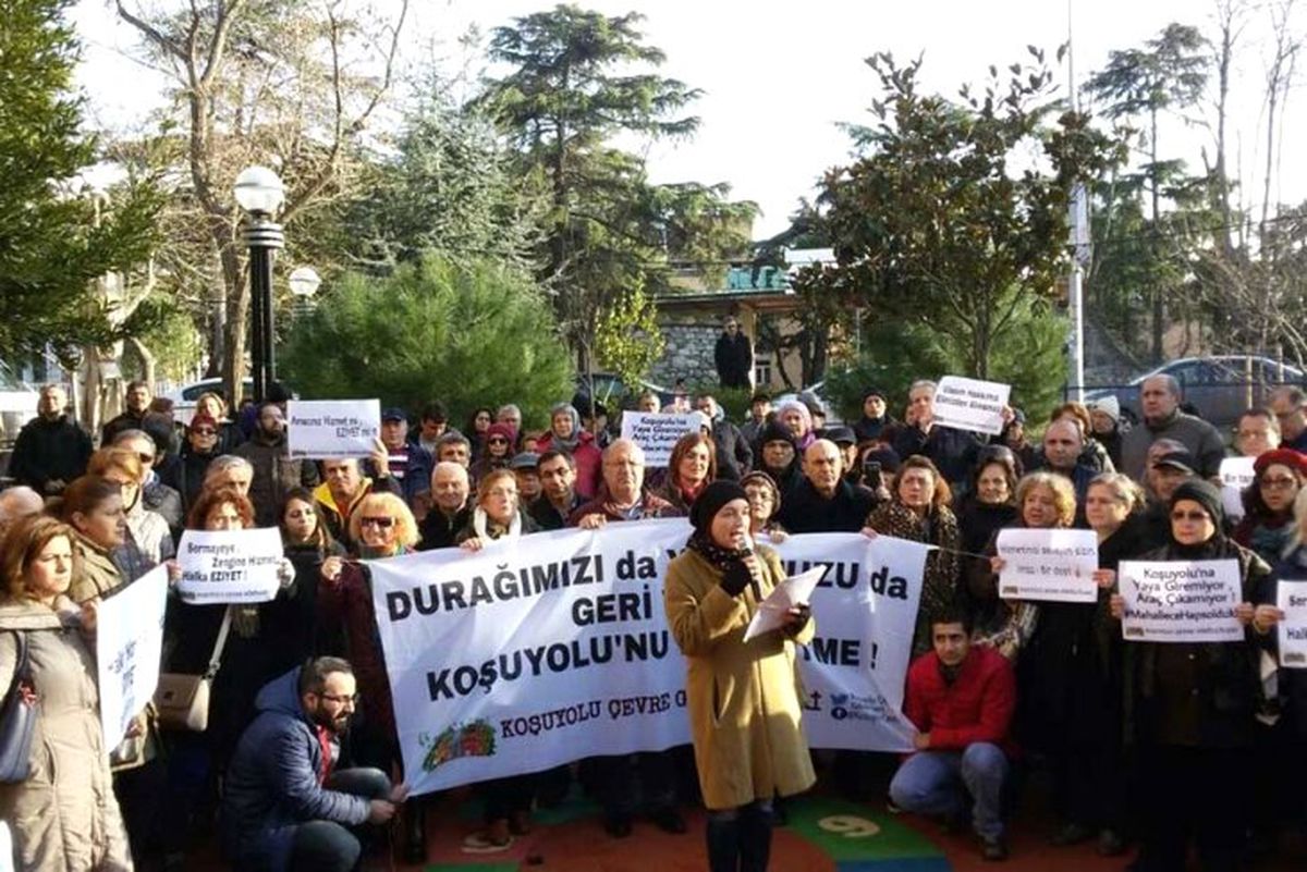 Avrasya Tüneli Yüzünden Durakları Kaldırılan Vatandaşlar Eylem Yaptı