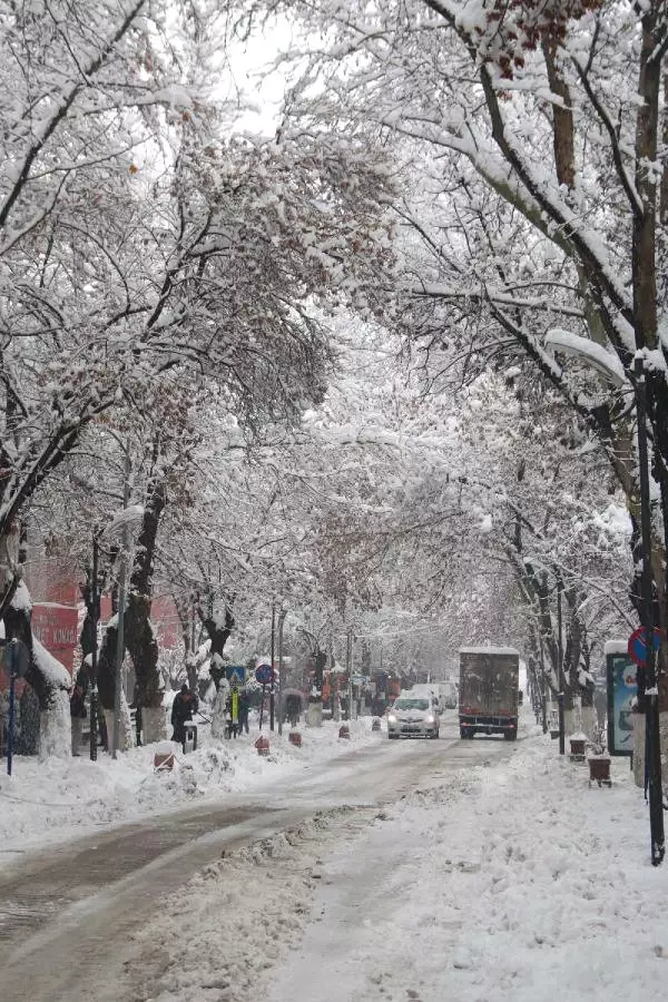 Çankırı'da Yoğun Kar Yağışı