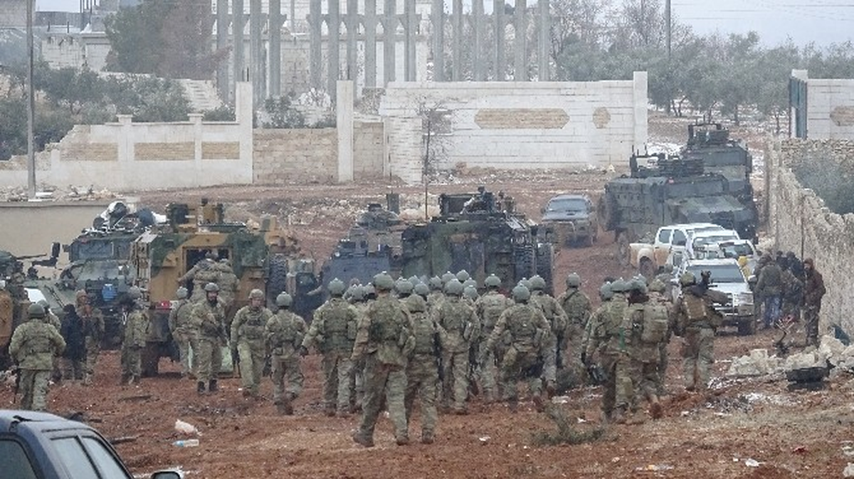 El Bab'taki Türk Ordusunun İlerleyişi İlk Defa Görüntülendi