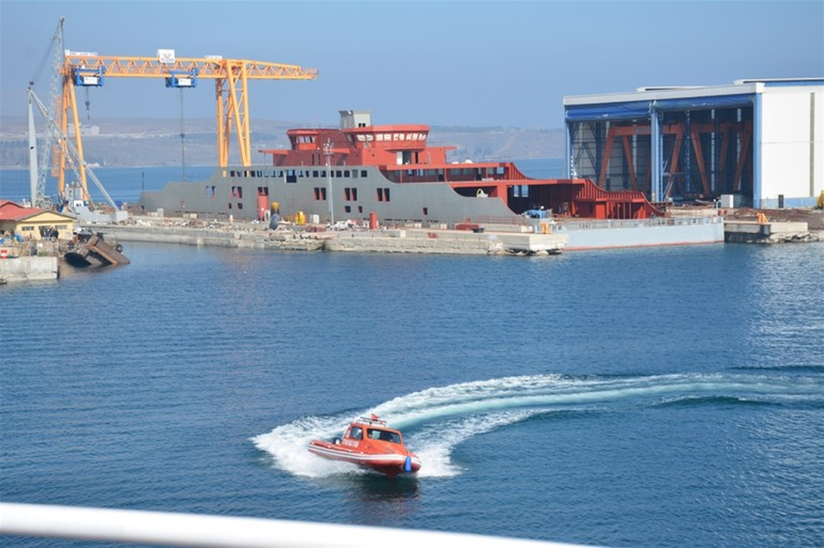 Türkiye'nin En Büyük Feribotu Sefer İçin Gün Sayıyor