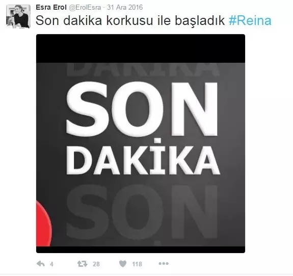 İstanbul Reina'daki Terör Saldırısına Ünlüler Tepkili