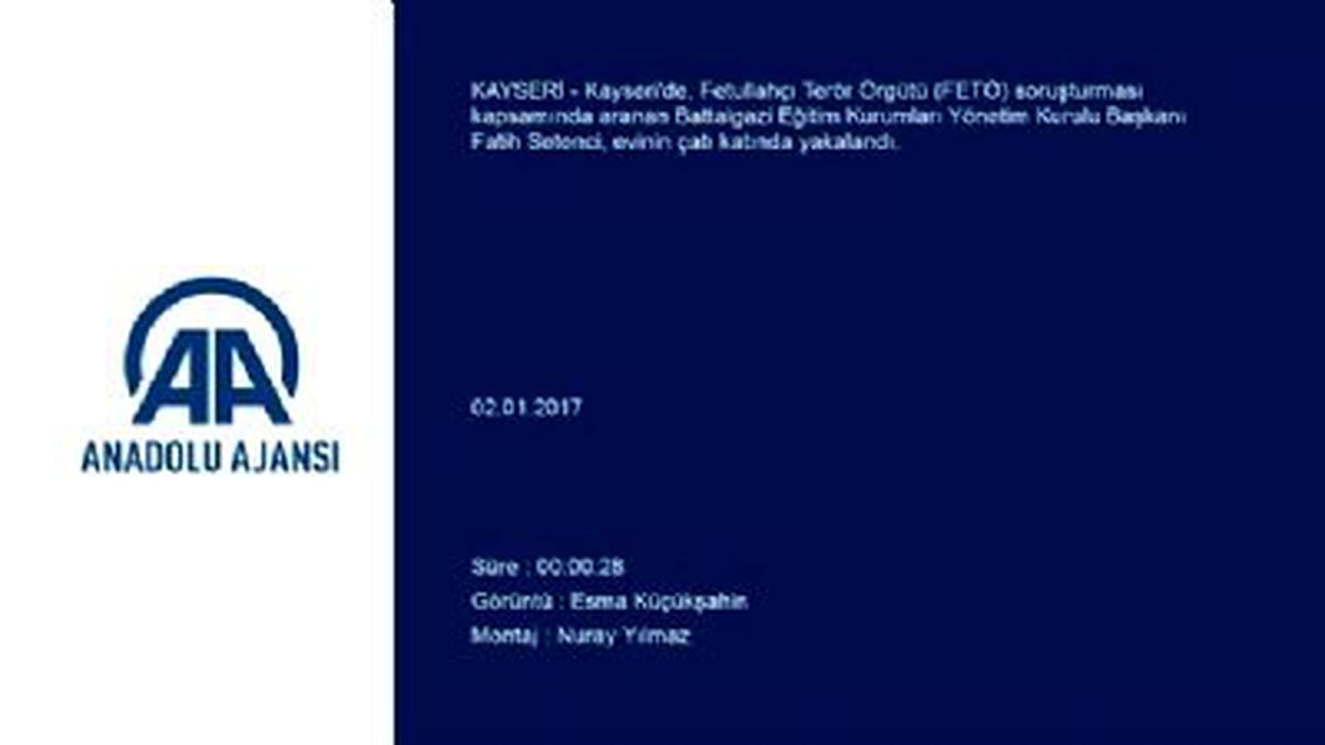 Çatıda Yakalanan FETÖ'cü Tutuklandı