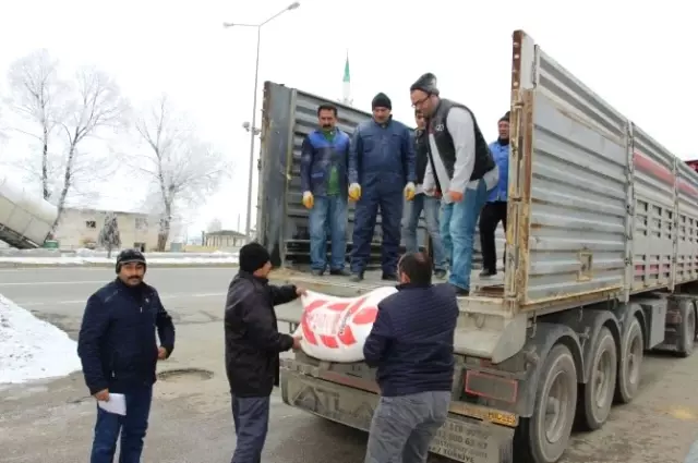 Erzincan Kyk'dan Halep'e 28 Ton Gıda Yardımı