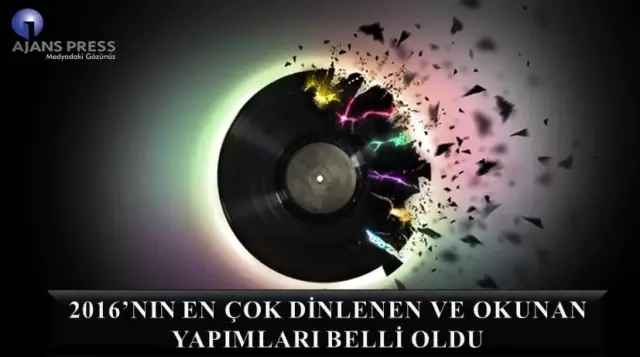 2016'nın En Çok Dinlenen ve Okunan Yapımları Belli Oldu