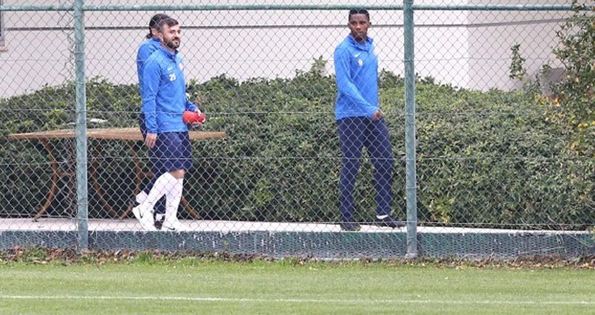 Samuel Eto'o, Beşiktaşlı Futbolcularla Göz Göze Geldi