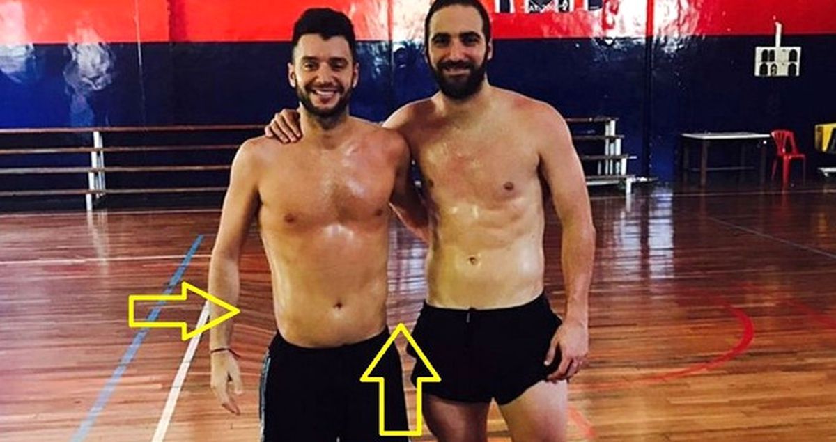 Arjantinli Futbolcu Higuain, Göbeğini Photoshop İle Azaltınca Dalga Konusu Oldu