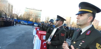 Çorum'da Kazada Şehit Olan 2 Asker Törenle Uğurlandı
