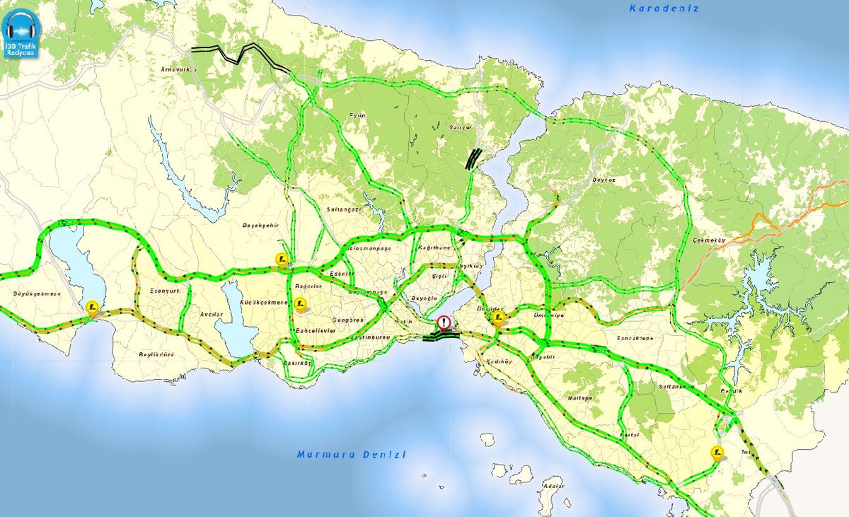 Kar Yağışı Nedeniyle Araç Sahipleri Yola Çıkmadı Trafik Yoğunluğu Yüzde 2'ye Düştü